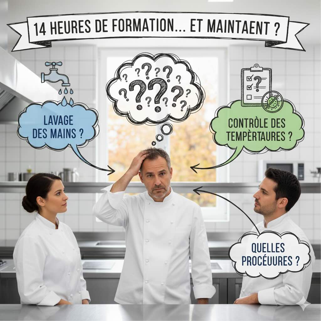 Comment Formation-Hygiene Alimentaire de 14 heures encore beaucoup question quoi faire comment où pourquoi combien