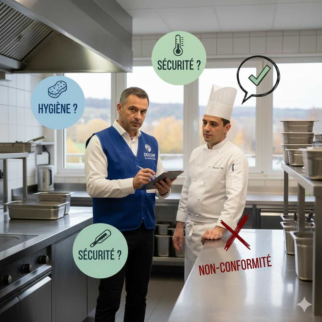 controle sanitaire, audit, inspection, inspecteur DGCCRF, audit interne
